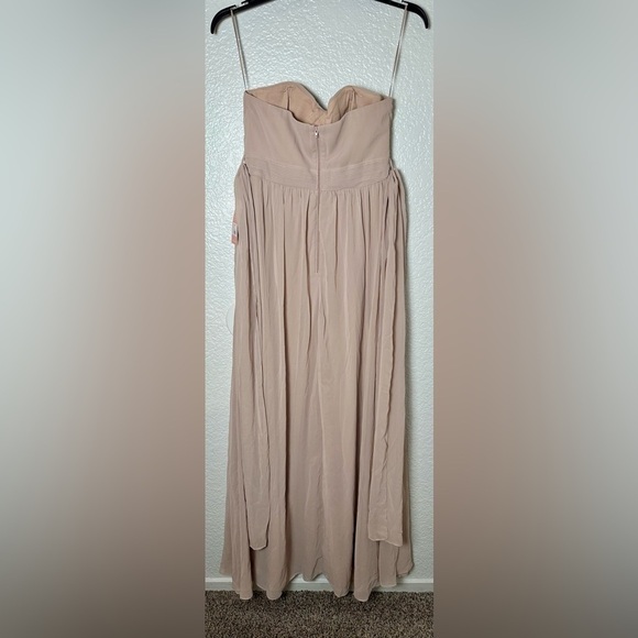 NWT Birdy Grey Grace Convertible Dress in Chiffon Taupe - Picture 6 of 8